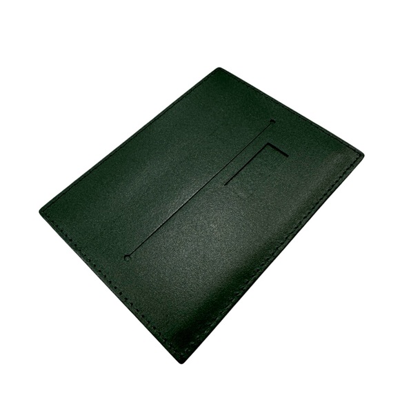 Rolex 100% Leather Authentic Warranty Card Holder Green - Picture 4 of 4